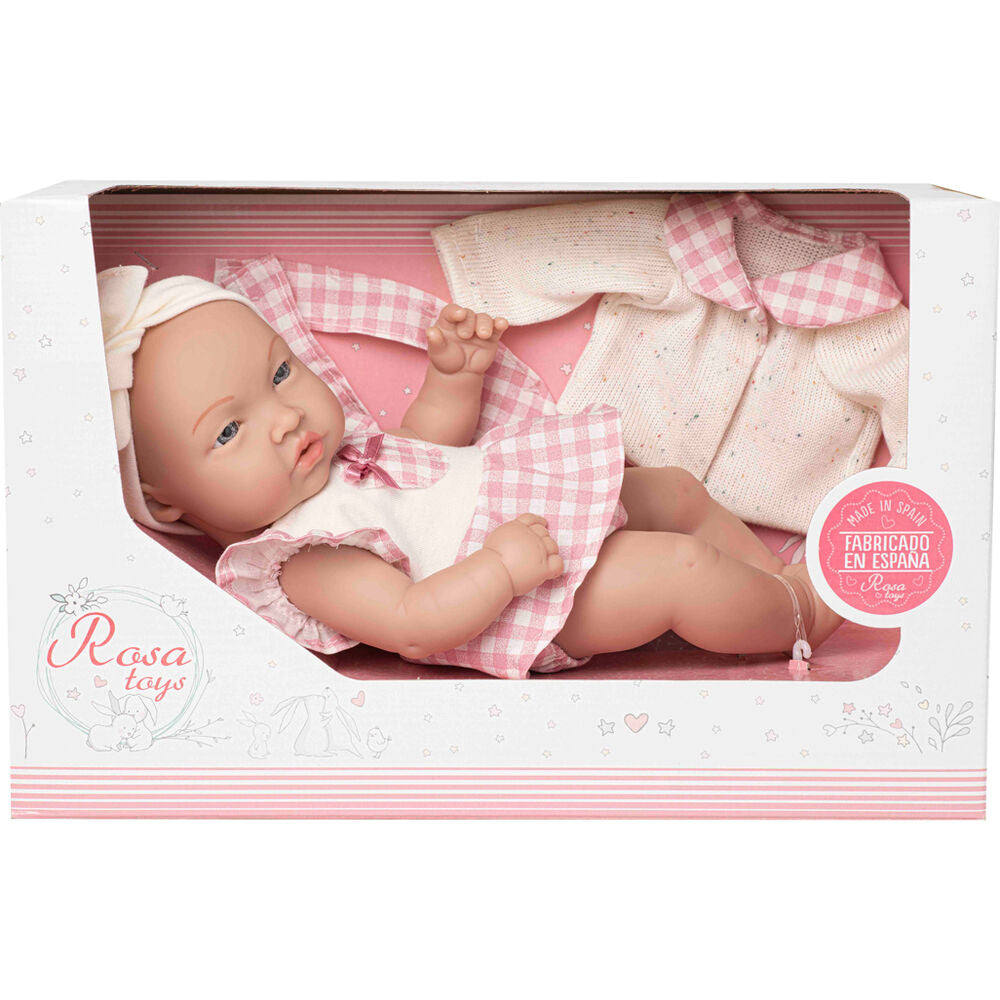 Muñeca Cloe Trousseau Vestido Vichy 35cm