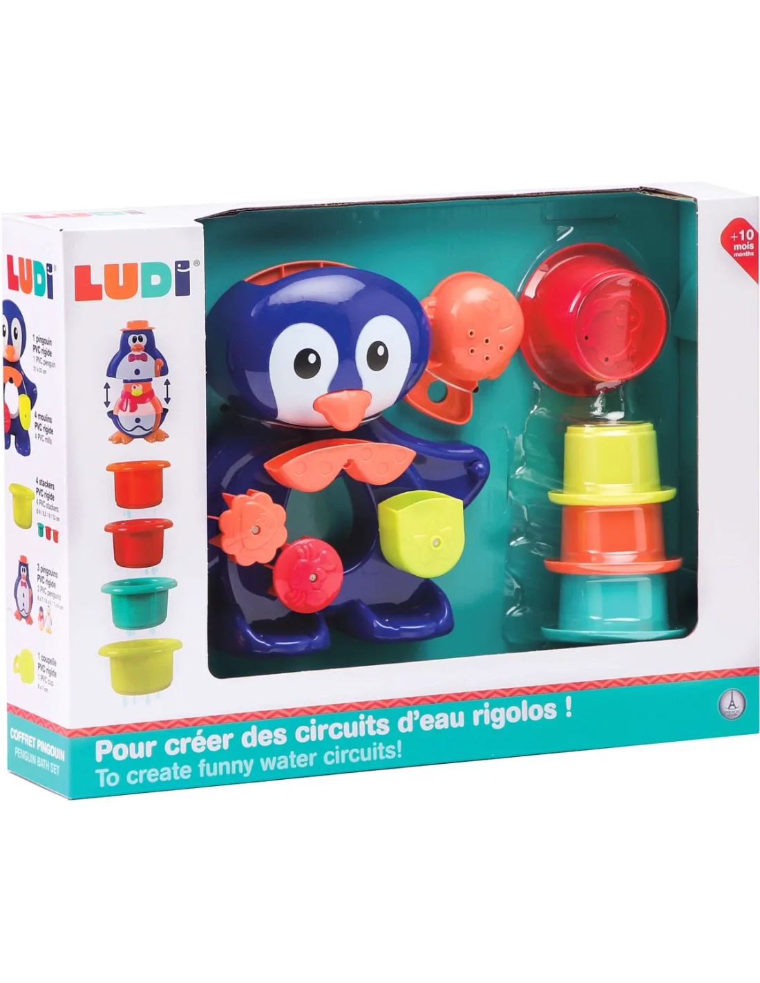 bath toys pinguino