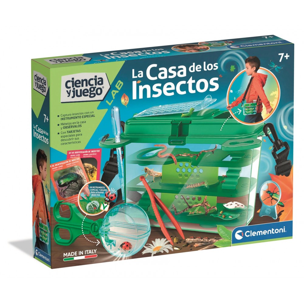 La Casa de los Insectos | Kit de Exploración Infantil 🐞🔍 Clementoni