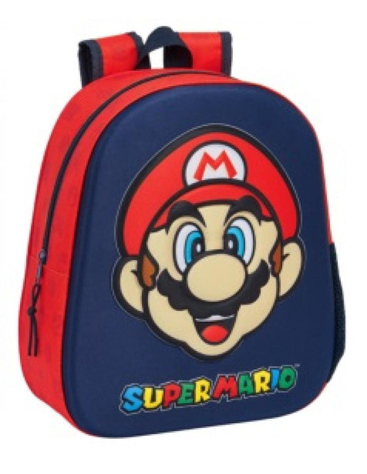 Mochila 3D Super Mario Bros 33cm