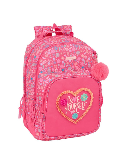 Mochila Safta Doble Cantoneras Antirozaduras Adaptable Sin Carro 32x42x15