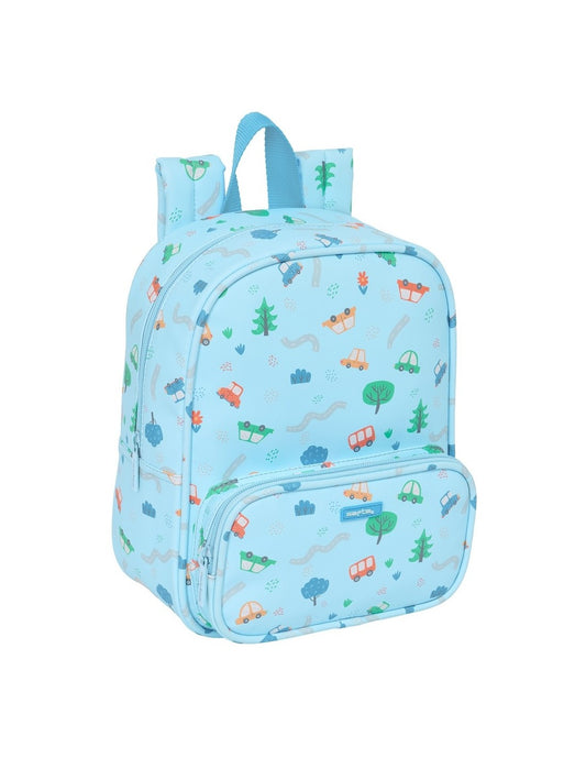 Mochila Guardería Oficial Safta Preescolar con Bolsillo y Cremalleras