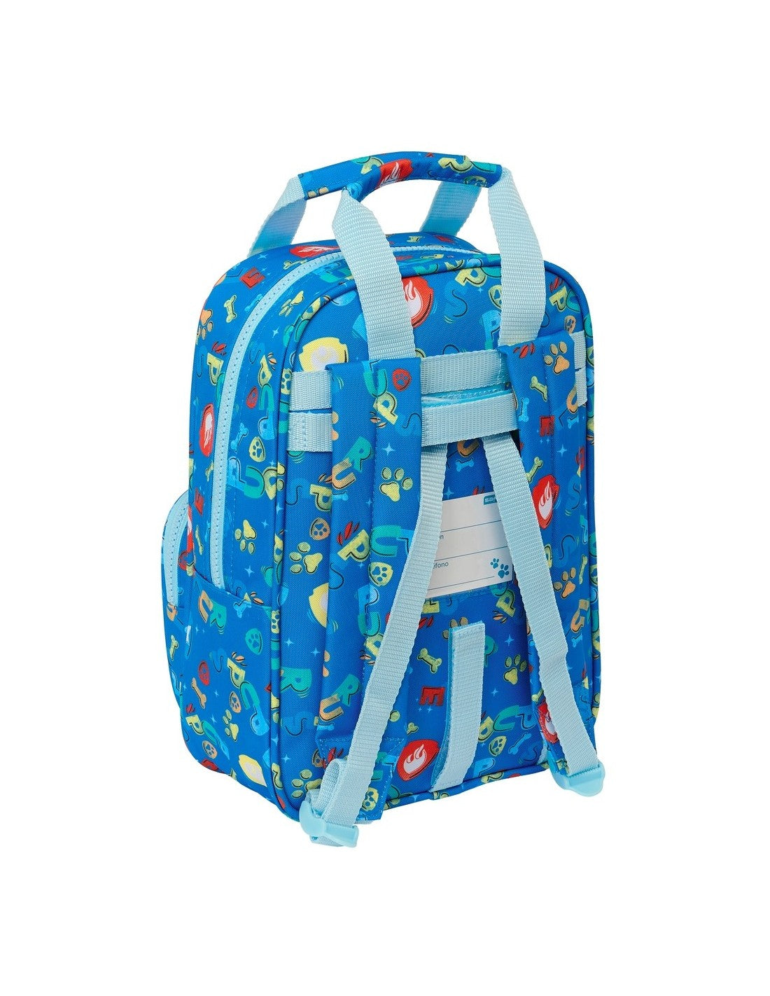 Mochila Infantil Paw Patrol Adaptable a Carro con Bolsillo Frontal 20cm