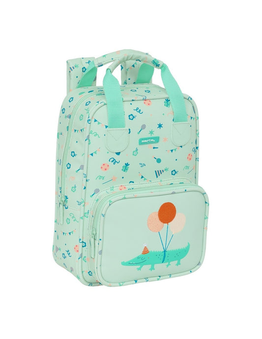 MOCHILA INFANTIL CON ASAS SAFTA PREESCOLAR “FIESTA”
