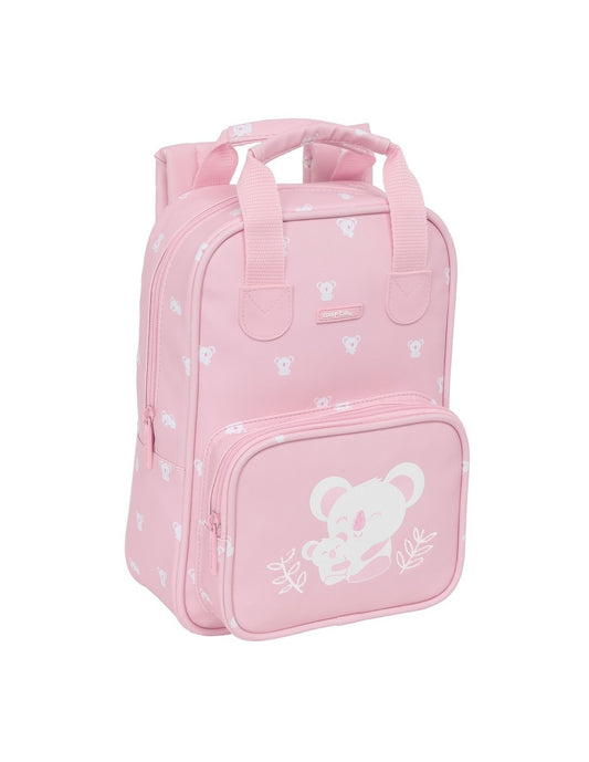 MOCHILA INFANTIL CON ASAS SAFTA PREESCOLAR “KOALA ROSA”