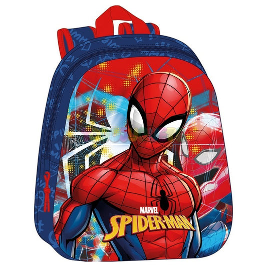 Spiderman Mochila Jardín de Infantes 3D - 33 CM -  - Marvel
