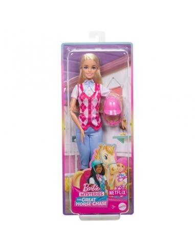 Barbie Misterios: En Busca de la Yegua Perdida Malibú Jinete +3