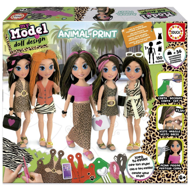 My Model Doll Animal Print: Crea tu propio estilo de moda