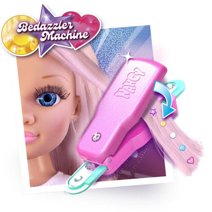 Muñeca Nancy "Un Día de Look Brillante" con Más de 100 Accesorios