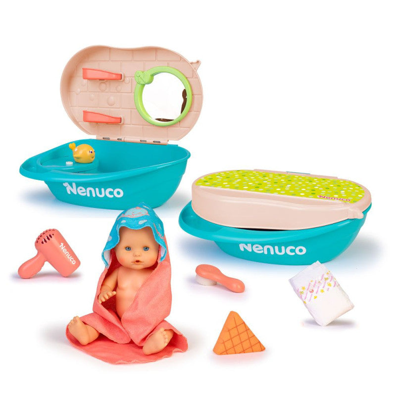 Nenuco Baño de Espuma - Set Interactivo de Baño para Muñecos