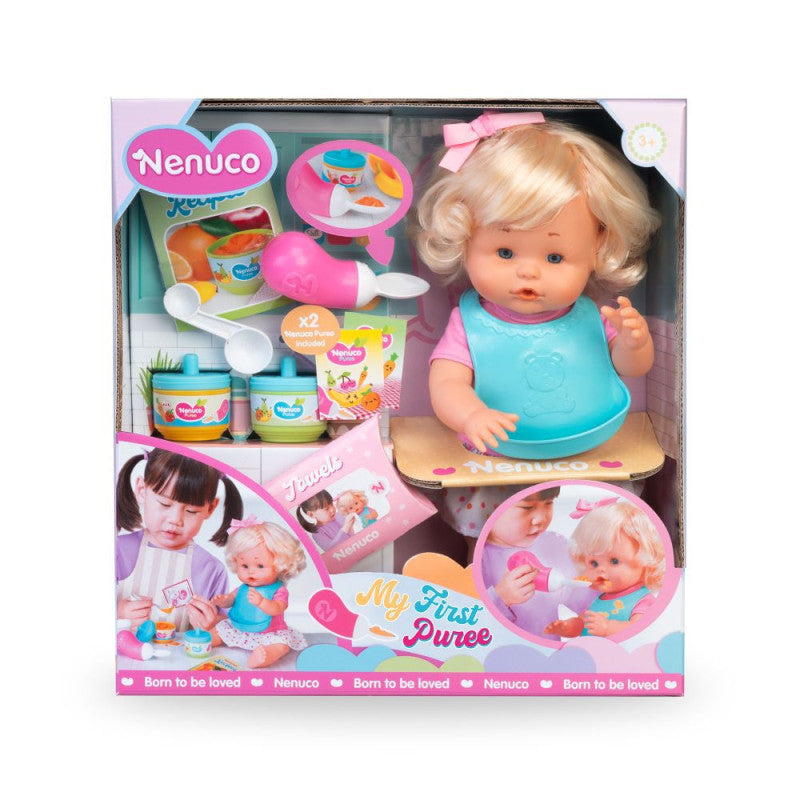 Nenuco "Mi Primera Papilla" - Set Interactivo de Alimentación para Muñecos