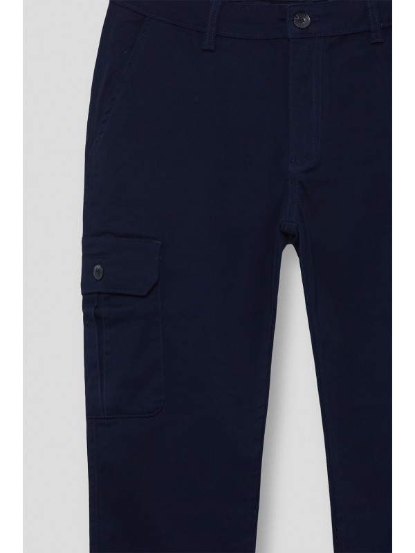 Pantalón Cargo Chino Niño Marino 2 - 16 Años – Street Monkey Verano