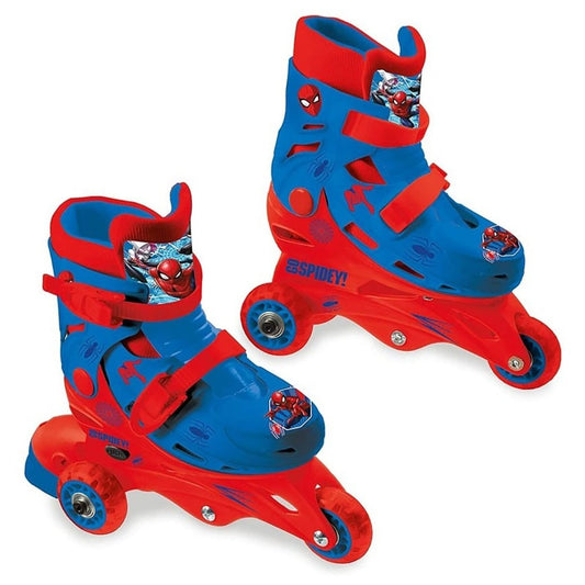 Patines linea Spiderman +3 años infantiles niños talla 29-32