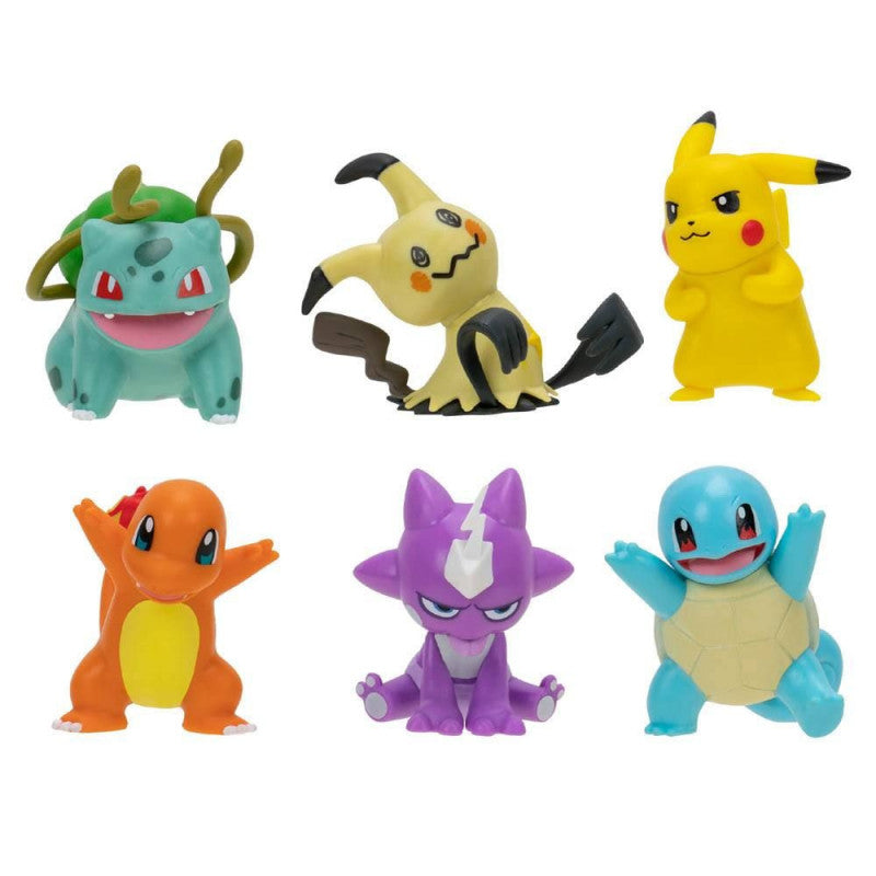 Set de Figuras Pokémon Battle Ready (6 Piezas) – ¡Colecciónate a los Favoritos!