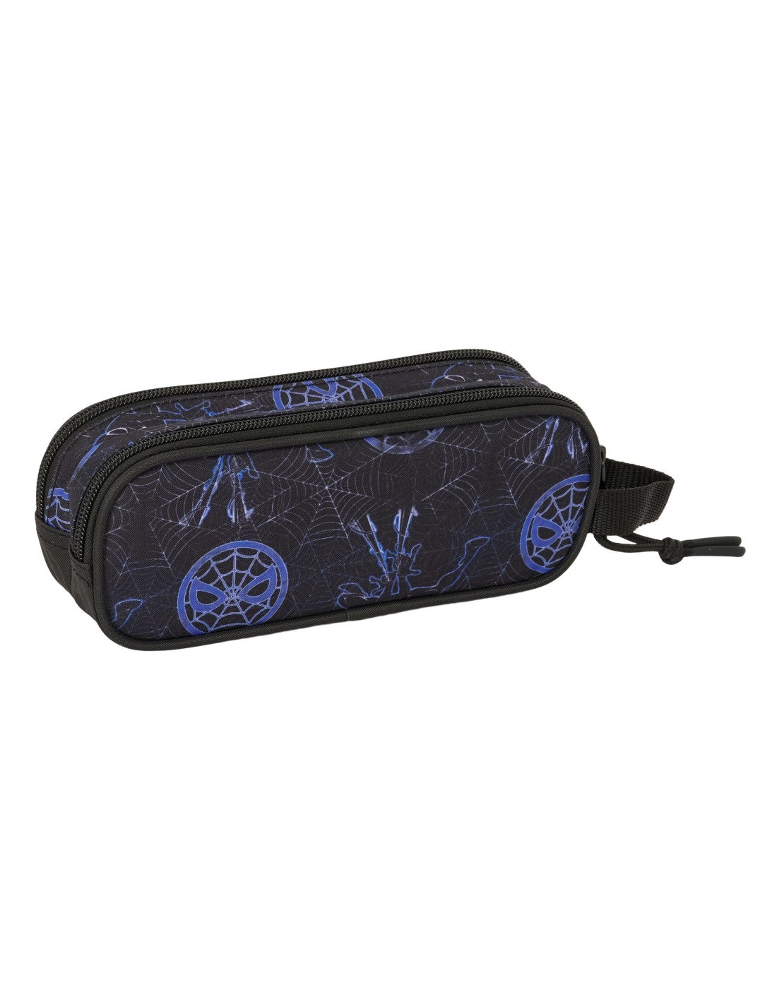 Estuche Portatodo Doble Spider-Man 2 Cremalleras Oficial Marvel 21cm