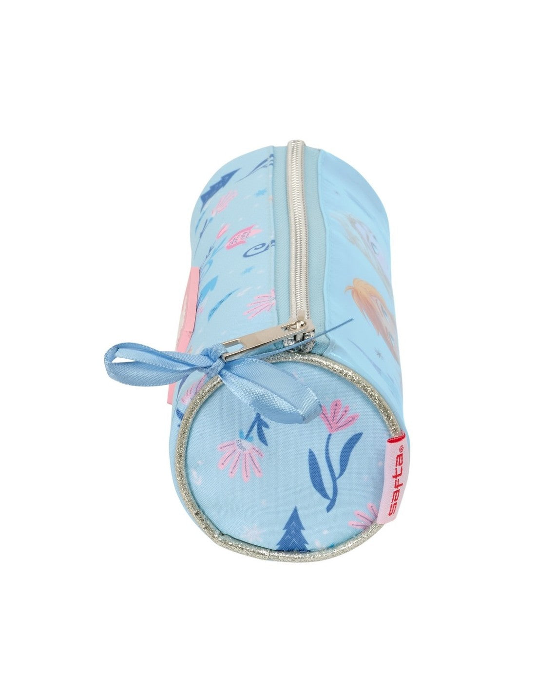 Estuche Redondo Frozen Oficial con Tirador - Ideal para Niñas Fans