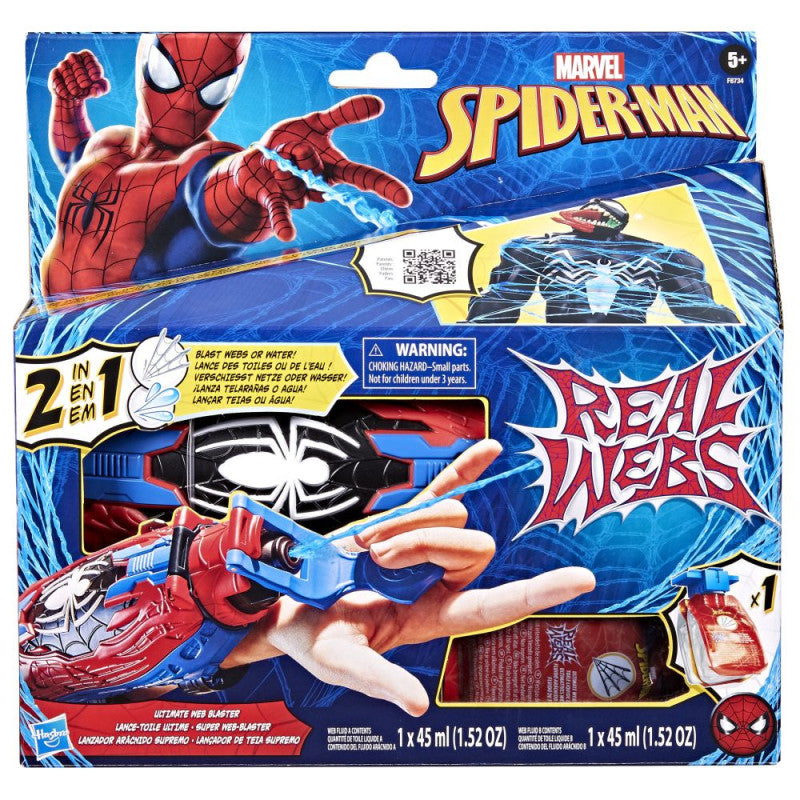 Lanzador Arácnido Supremo Spider-Man Real Webs