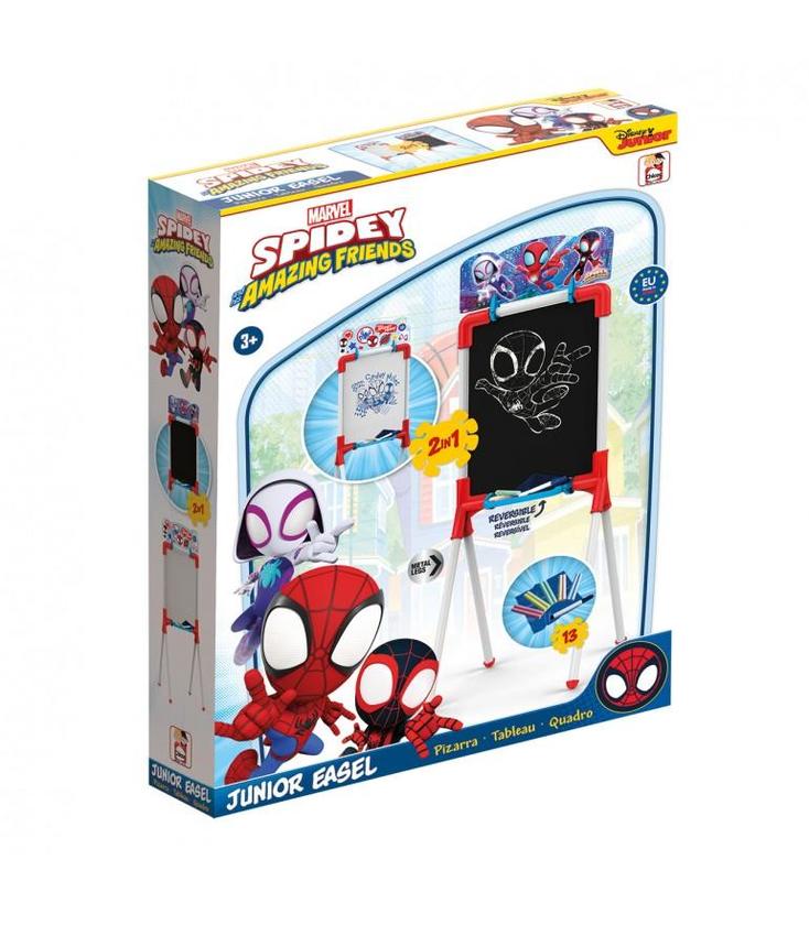 Pizarra Caballete Reversible 2 En 1 Marvel Spidey Amazing Friends