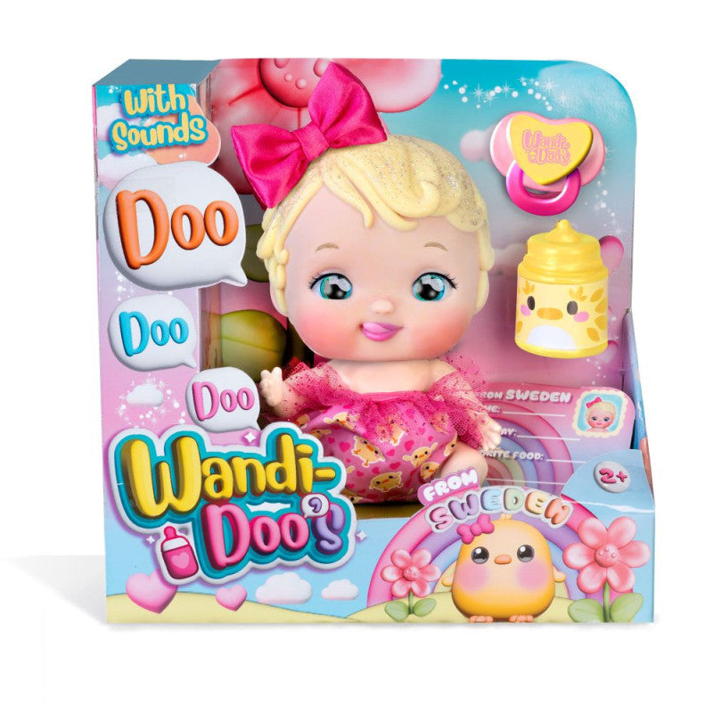 Muñeca Bebé Interactiva Wandi-Doo Caucasian – Escandinava Adorable