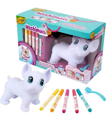 Crayola Washimals Jumbo Pets - Wilbur, Mascota Lavable para Decorar