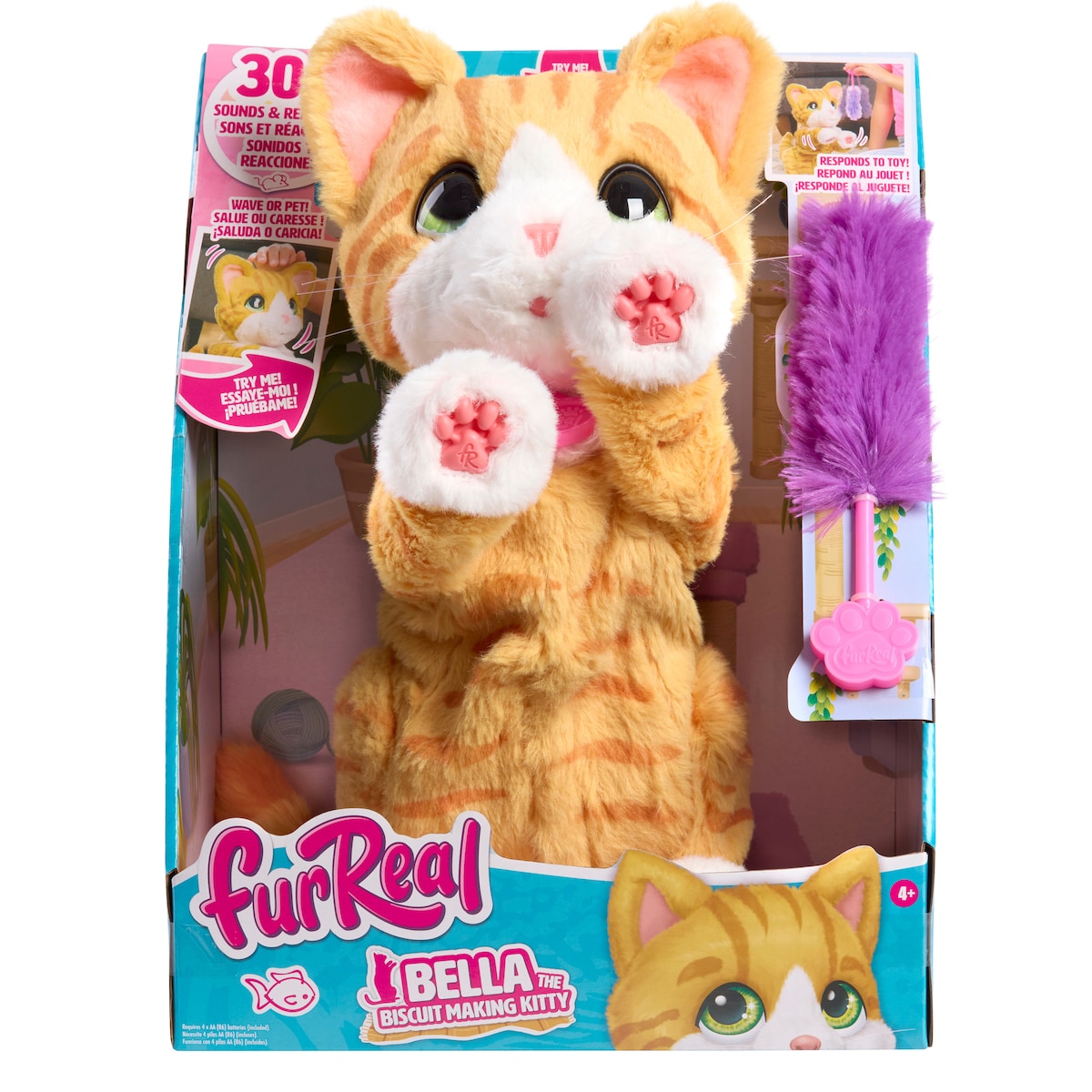 Peluche interactivo Bella, la gatita que hace galletas furReal Friends