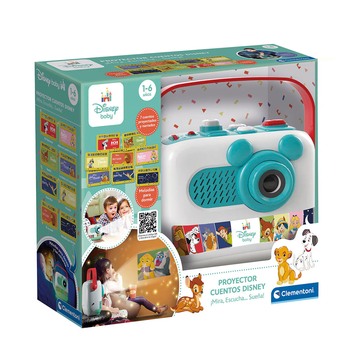 Proyector de Cuentos Disney (+12 meses)🌙📖 Clementoni