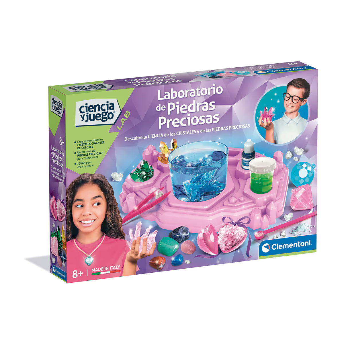 Laboratorio de Piedras Preciosas | Set Científico Infantil (8+ años)💎🔬 Clementoni