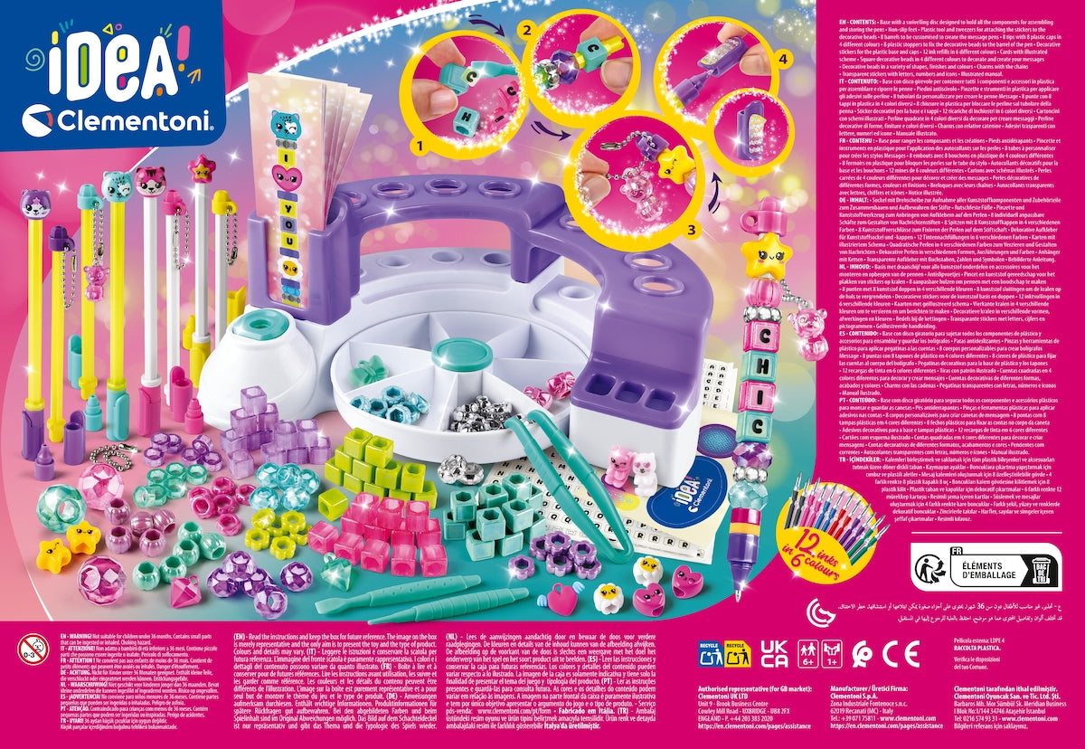 Set Creativo de Bolígrafos Message ✏️✨ Clementoni