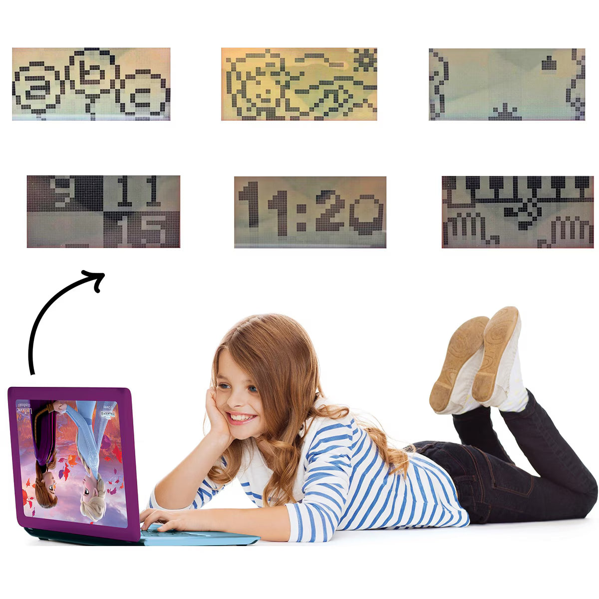 Ordenador Portátil Educativo Bilingüe de Frozen con 124 Actividades