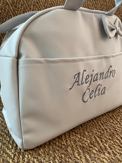 Bolso polipiel gris