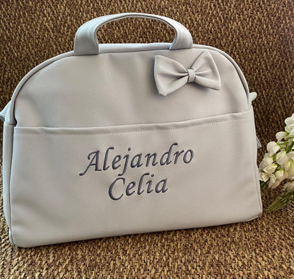Bolso polipiel gris
