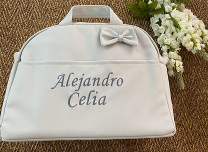 Bolso polipiel gris