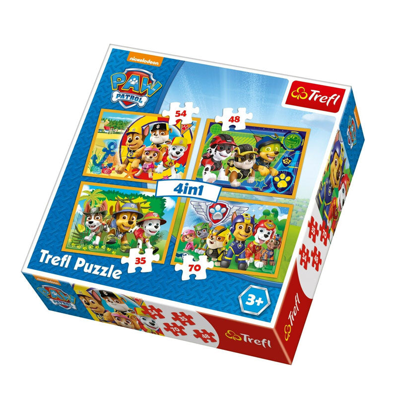 PUZZLE 4 EN 1 PATRULLA CANINA