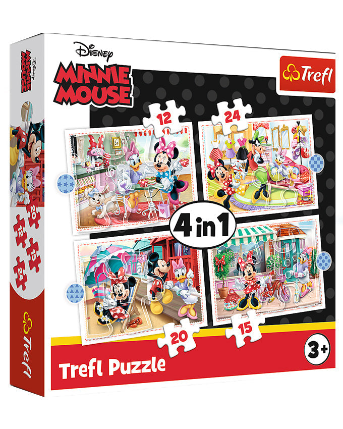 PUZZLE MINNIE MOUSE 4 EN 1