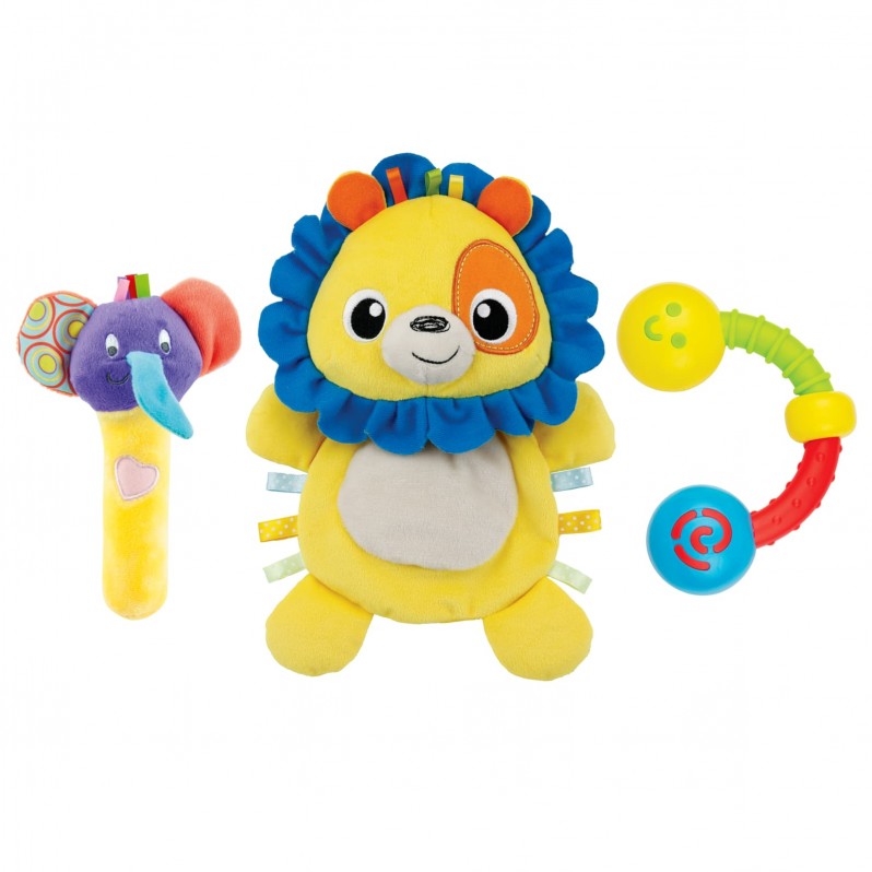 LION COMFORTER RATTLE SET