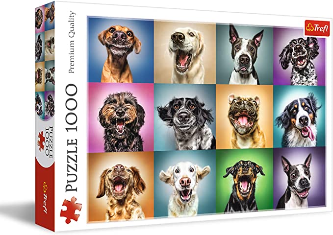 PUZZLE RETRATOS DIVERTIDOS DE PERROS 1000 PIEZAS