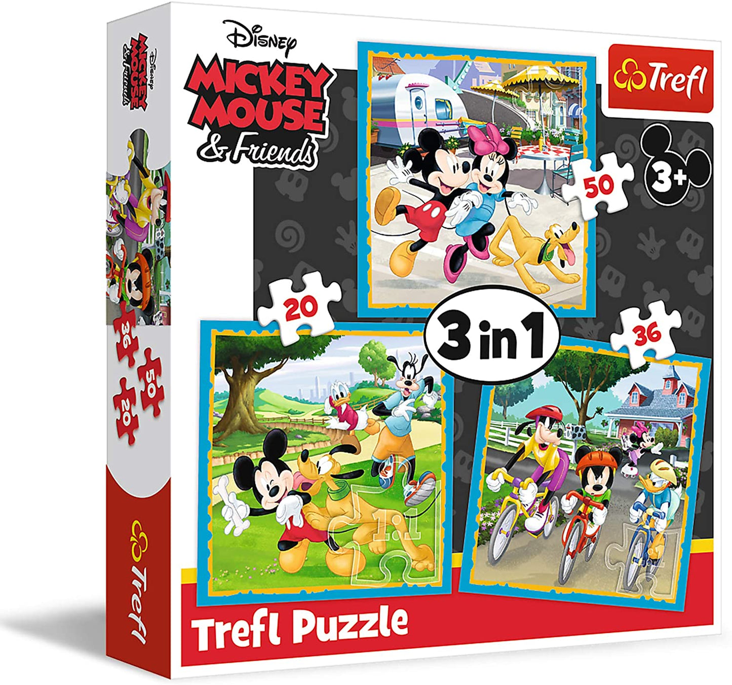 PUZZLE MICKYE MOUSE 4 EN 1