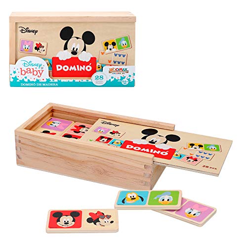 DOMINO MICKEY Y MINNIE MADERA