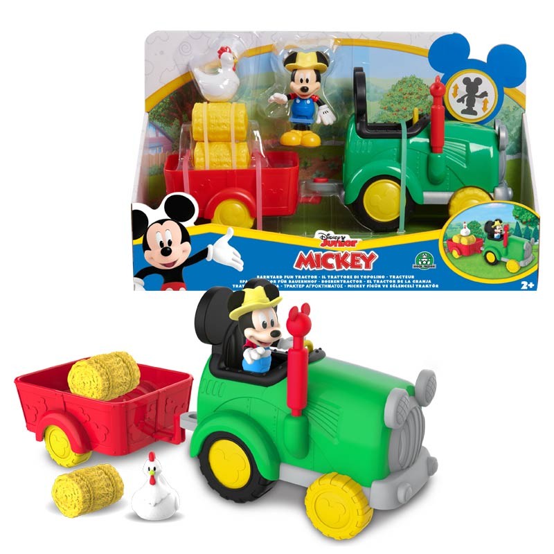 TRACTOR CON FIGURAS MICKEY