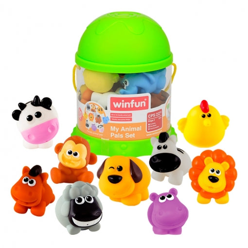 SET 10 ANIMALES DE BAÑO 6M+