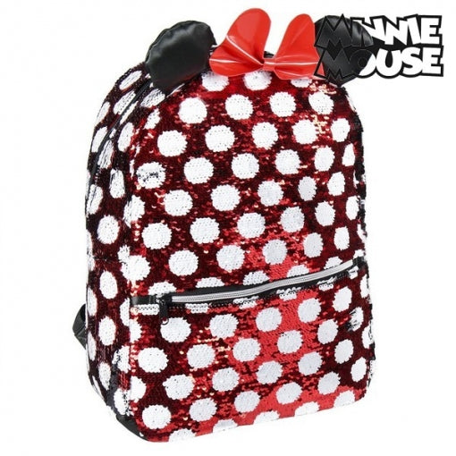 MOCHILA MINNIE MOUSE LENTEJUELAS