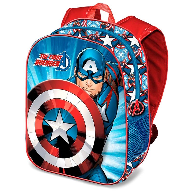 MOCHILLA CAPITAN AMERICA 3D