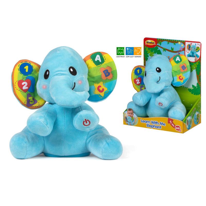 ELEFANTE EDUCATIVO LUZ Y SONIDO 6M+