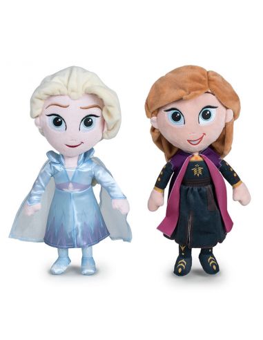 PELUCHES ANA Y ELSA FROZEN 2 30 CM