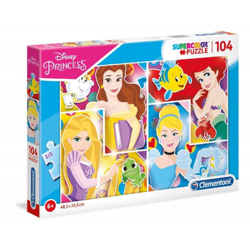 PUZZLE PRINCESAS 104 PIEZAS