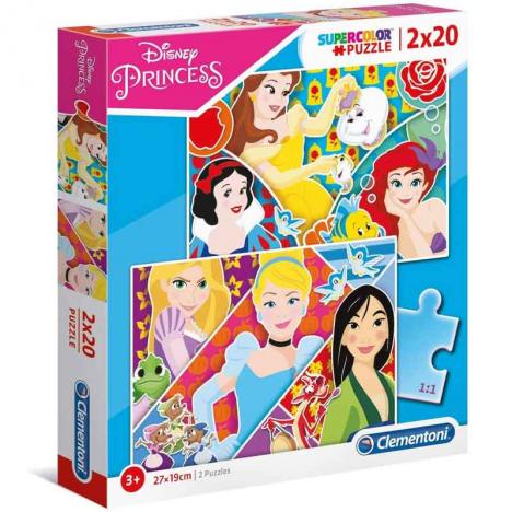 PUZZLE PRINCESAS 2 X 20